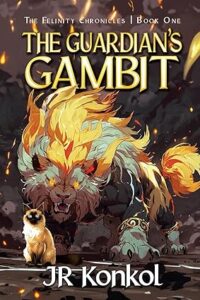 cover art for The Guardian's Gambit (The Felinity Chronicles #1) by JR Konkol